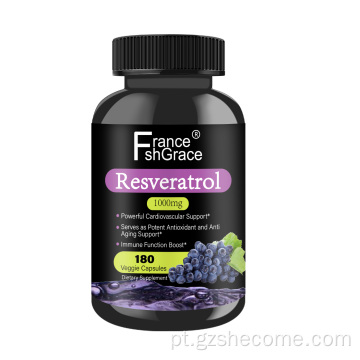 Projetos para o suplemento de resveratrol em saúde suporta energia